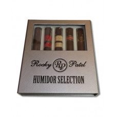 Подарочный набор сигар Rocky Patel Humidor Selection Toro Sampler/5 (кор.) (серебристая)